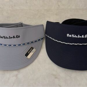 Ahead Men's Gray and Black Visors